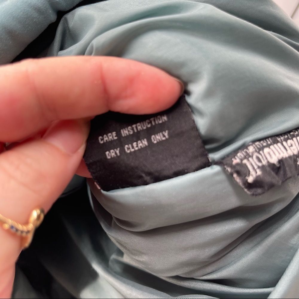 Bromley Sport Thermoloft teal puffer jacket medium petite winter jacket coat M - Picture 9 of 14